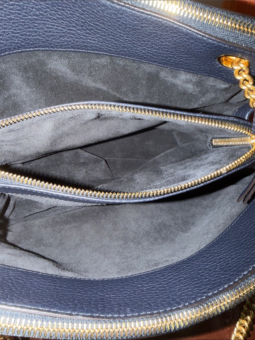 ‼️Authentic Mulberry Winsley Blue Leather Shoulder Bag Crossbody Bag - Picture 10 of 14